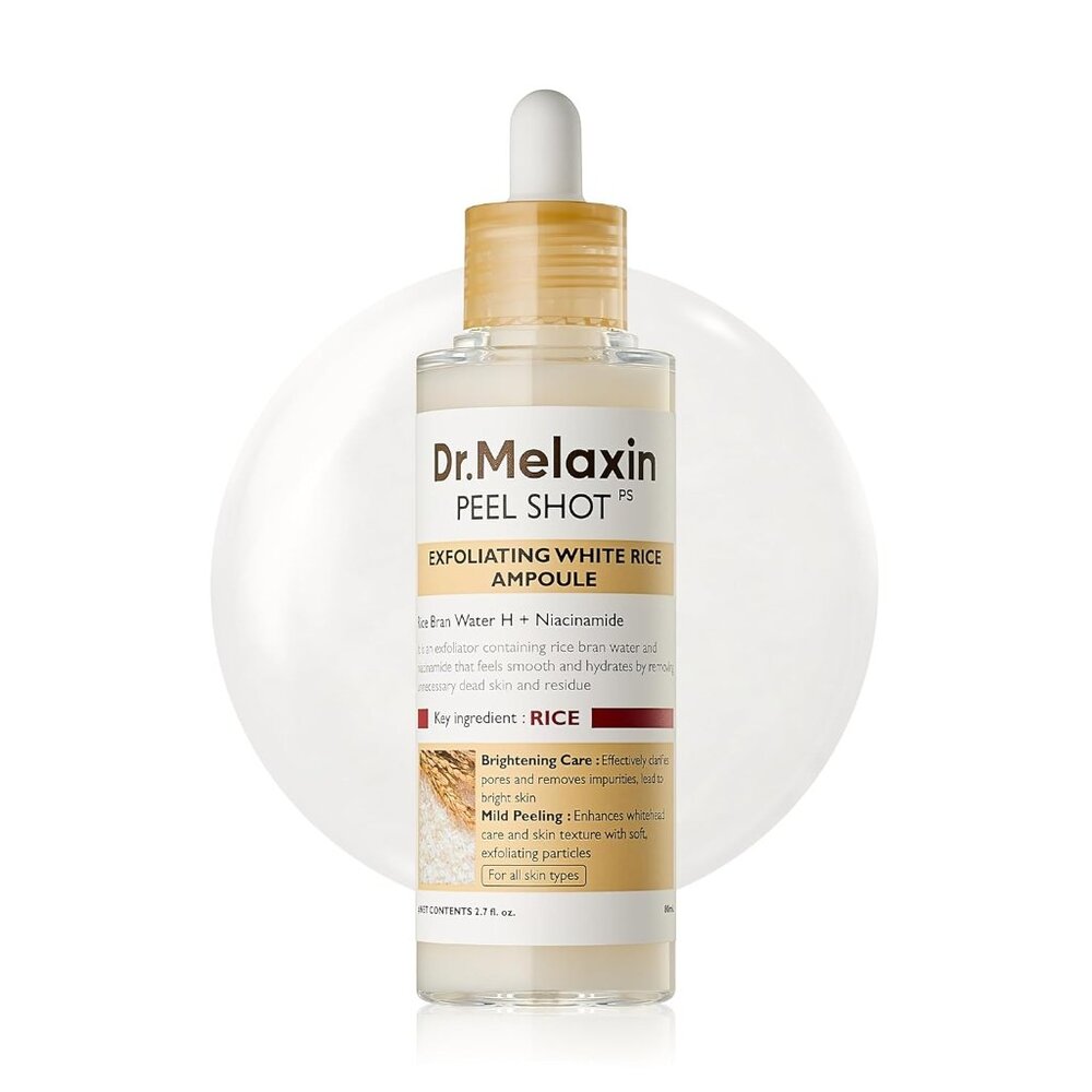 Dr.Melaxin Peel Shot Glow Rice Peeling Exfoliating Ampoule